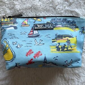 SCOUT Slim Makeup Bag Small with MASSACHUSETTS Pattern